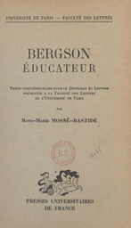 Bergson éducateur