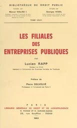 Les filiales des entreprises publiques