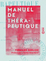 Manuel de thérapeutique