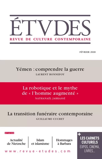 Etudes : La robotique et le mythe de « l’homme augmenté » - Collectif Collectif - Revue Études