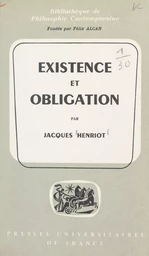 Existence et obligation