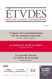 Revue Études - Juin 2016