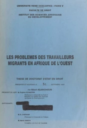 Les problèmes des travailleurs migrants en Afrique de l'Ouest