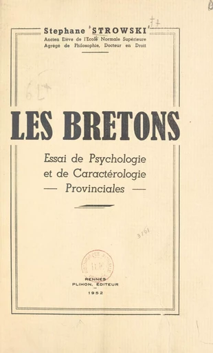 Les Bretons - Stéphane Strowski - FeniXX réédition numérique