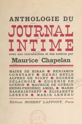 Anthologie du journal intime