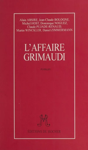 L'affaire Grimaudi - Jean Claude Bologne, Michel Host - FeniXX réédition numérique