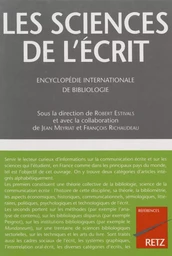 Les Sciences de l'écrit