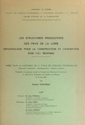 Les structures productives des Pays de la Loire