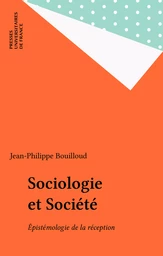 Sociologie et Société