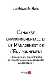 L'analyse environnementale et le Management de l'Environnement