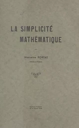 La simplicité mathématique