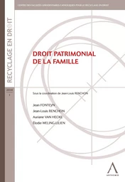 Droit patrimonial de la famille