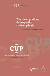 Théorie et pratique de l’expertise civile et pénale