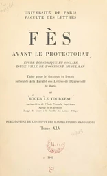 Fès avant le protectorat