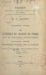 Le lutétien du bassin de Paris