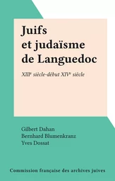 Juifs et judaïsme de Languedoc