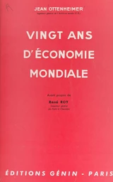 Vingt ans d'économie mondiale