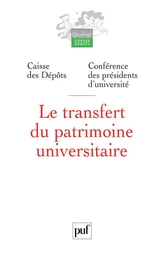 Le transfert du patrimoine universitaire