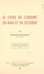 Le choix du conjoint en Iran et en Occident