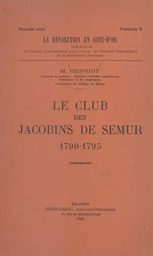 Le club des jacobins de Semur