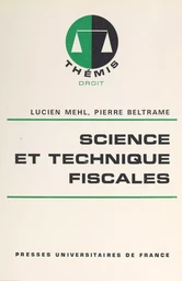 Science et technique fiscales