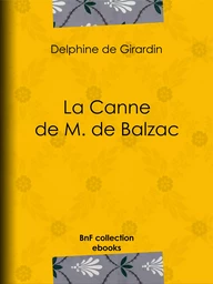 La Canne de M. de Balzac