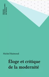 Éloge et critique de la modernité