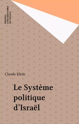 Le Système politique d'Israël