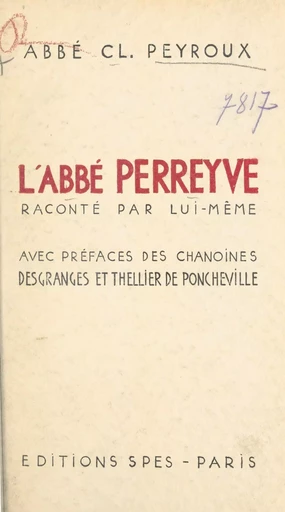 L'abbé Perreyve - Claude Peyroux - FeniXX rédition numérique