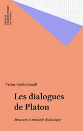 Les dialogues de Platon