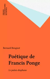 Poétique de Francis Ponge