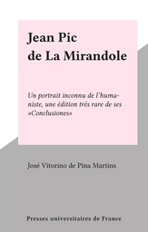 Jean Pic de La Mirandole