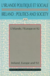 L'Irlande, l'Europe et 1992 / Ireland, Europe and 92