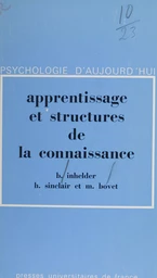 Apprentissage et structures de la connaissance