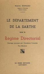 Le département de la Sarthe sous le régime directorial