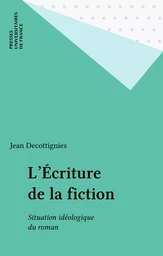 L'Écriture de la fiction