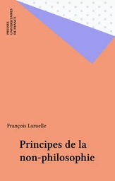 Principes de la non-philosophie