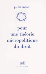 Pour une théorie micropolitique du droit