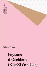 Paysans d'Occident (XIe-XIVe siècle)