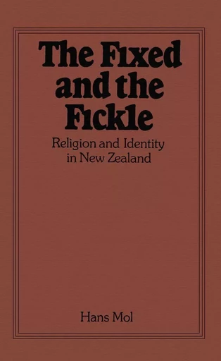 The Fixed and the Fickle - Hans Mol - Wilfrid Laurier University Press