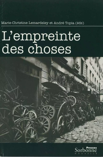 L’Empreinte des choses -  - Presses Sorbonne Nouvelle via OpenEdition