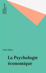 La Psychologie économique