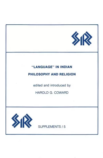 Language in Indian Philosophy and Religion -  - Wilfrid Laurier University Press