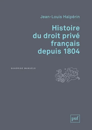 Histoire du droit privé français depuis 1804 - Jean-Louis Halpérin - Humensis