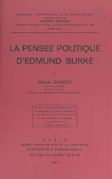 La pensée politique d'Edmund Burke