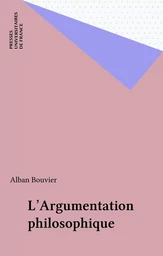 L'Argumentation philosophique