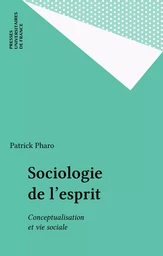 Sociologie de l'esprit