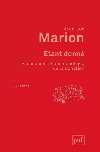 Étant donné - Jean-Luc Marion - Humensis