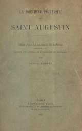 La doctrine politique de Saint Augustin