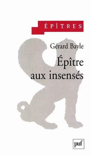 Épîtres aux insensés - Gérard Bayle - Humensis